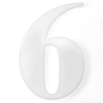 Numero acrilico 14 5cm n 6 - kami Numero acrilico 14 5cm n 6 - kami