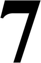 Numero acrilico 14 5cm n 7 preto - kami Numero acrilico 14 5cm n 7 preto - kami