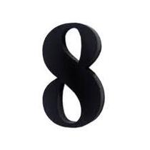 Numero acrilico 14 5cm n 8 preto - kami Numero acrilico 14 5cm n 8 preto - kami