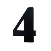 Numero acrilico 4 cm 4mm pto n 4 - kami