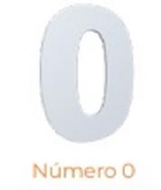 Numero adesivo 0 Branco 130 mm - Aluminio Leve Numero adesivo 0 Branco 130 mm - Aluminio Leve