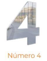 Numero adesivo 1 Prata Espelhado 40 mm - Aluminio Leve