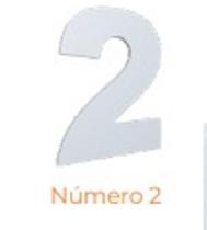 Numero adesivo 2 Branco 130 mm - Aluminio Leve