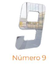 Numero adesivo 9 Prata Espelhado 130 mm - Aluminio Leve Numero adesivo 9 Prata Espelhado 130 mm - Aluminio Leve