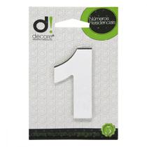 Numero Alum Espelhado Apto 1 Decore 7Cm Numero Alum Espelhado Apto 1 Decore 7Cm