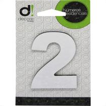 Numero Alum Espelhado Apto 2 Decore 7Cm Numero Alum Espelhado Apto 2 Decore 7Cm