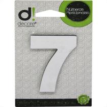 Numero Alum Espelhado Apto 7 Decore 7Cm Numero Alum Espelhado Apto 7 Decore 7Cm