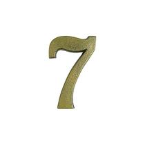 Numero colonial bronze pexcel - n7