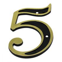 Numero Colonial Emave 5 Dourado Numero Colonial Emave 5 Dourado