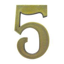 Numero Colonial Pexcel 5 - Kit C/10 Unidades Numero Colonial Pexcel 5 - Kit C/10 Unidades