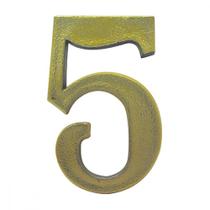 Numero Colonial Pexcel 5 . / Kit C/ 10 Unidades