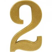 Numero Colonial Pvc Caiado 2 - Kit C/10 Numero Colonial Pvc Caiado 2 - Kit C/10