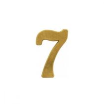 Numero Colonial Pvc Caiado 7 - Kit C/10