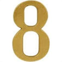 Numero Colonial Pvc Caiado 8 - Kit C/10