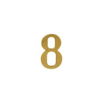 Numero Colonial Pvc Caiado 8 - Kit C/10