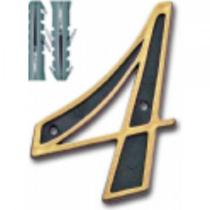 Numero Colonial Pvc Emave 4 Cartela 250