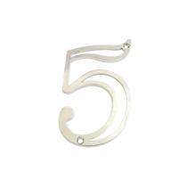 Numero Colonial Zamac Cromado Silvana 5 95585