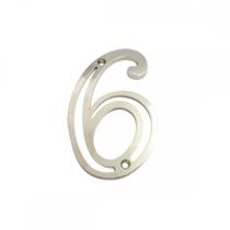 Numero Colonial Zamac Cromado Silvana 6 95585