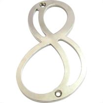 Numero Colonial Zamac Cromado Silvana 8 95585 Numero Colonial Zamac Cromado Silvana 8 95585