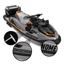 Numero De Adesivo Para Jet Ski Em Vini Várias Cores