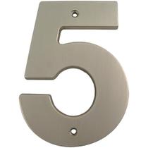 Número de Casa 5 Stone Harbor Hardware 13 cm Níquel Satinado Número de Casa 5 Stone Harbor Hardware 13 cm Níquel Satinado