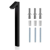 Número de casa Merear 13 cm em aço inoxidável antirruído Número de casa Merear 13 cm em aço inoxidável antirruído