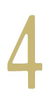 Número de Endereço 4 Special Lite BR3-4 Latão 7,6 cm