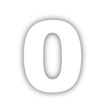 Número de Identificação em ACM para Residência e Comércio Branco Número de Identificação em ACM para Residência e Comércio Branco