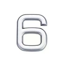 Número de Porta (6) 8857 Cromado - Bemfixa