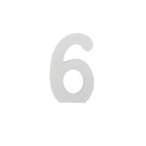 Número Decorativo em MDF Número 6 (Branca)