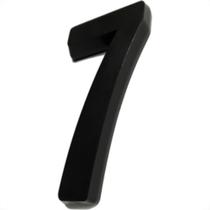 Numero Deplasti 3D Preto 7 13Cm Numero Deplasti 3D Preto 7 13Cm