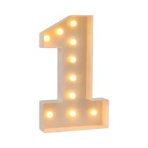 Número Gigante De LED Para Aniversário 91,5cm Para Decoração De 1º Aniversário, Casamento E Chá De Número Gigante De LED Para Aniversário 91,5cm Para Decoração De 1º Aniversário, Casamento E Chá De