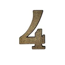 Número Japi Plástico 4