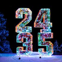 Numero Painel De Led Iluminado De 0 A 9 Festas Casamento Aniversario