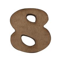 Número para Aplique Kit 100un Artesanato 2,5cm Mdf Madeira