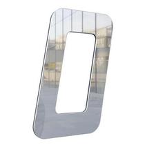 Numero Para Residência 130mm Prata espelhado - Metalmidia Numero Para Residência 130mm Prata espelhado - Metalmidia