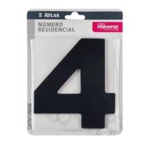 NUMERO PRETO n 4 ADESIVO ACM PR30004 - PRIMAFER NUMERO PRETO n 4 ADESIVO ACM PR30004 - PRIMAFER