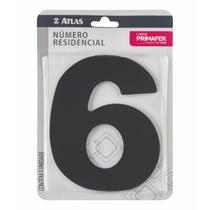 NUMERO PRETO n 6 ADESIVO ACM PR30006 - PRIMAFER NUMERO PRETO n 6 ADESIVO ACM PR30006 - PRIMAFER