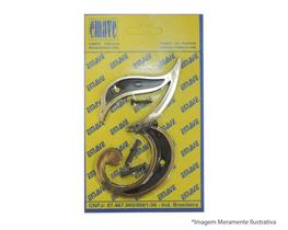 Numero Residencia Colonial Pvc Pr/Dour Nr3 Bl