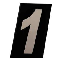 Número Residencial 1 em ACM Refletivo Numeral 11,5 x 6,5 cm Número Residencial 1 em ACM Refletivo Numeral 11,5 x 6,5 cm