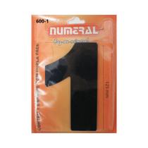 Número Residencial 1 Numeral Em ACM Preto Número Residencial 1 Numeral Em ACM Preto