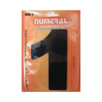 Número Residencial 1 Numeral Em ACM Preto Número Residencial 1 Numeral Em ACM Preto