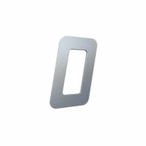 Número Residencial 130MM Prata Escovado 0 - Metalmidia Número Residencial 130MM Prata Escovado 0 - Metalmidia