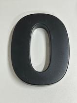 Número Residencial 15cm PRETO Caixa Alta 3d Algarismo Lubian