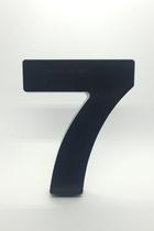 Número Residencial 15cm PRETO Caixa Alta 3d Algarismo Lubian