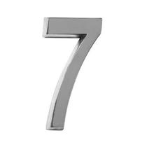 Número Residencial 3D "7" Plástico ABS Cromado Metalcromo Número Residencial 3D "7" Plástico ABS Cromado Metalcromo