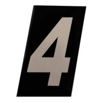 Número Residencial 4 em ACM Refletivo Numeral 11,5 x 6,5 cm Número Residencial 4 em ACM Refletivo Numeral 11,5 x 6,5 cm