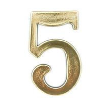 Numero residencial (5) dourado-helecon
