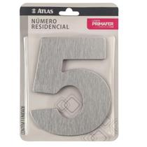 Número Residencial 5 Escovado - Atlas