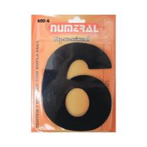 Número Residencial 6 Numeral Em ACM Preto Número Residencial 6 Numeral Em ACM Preto